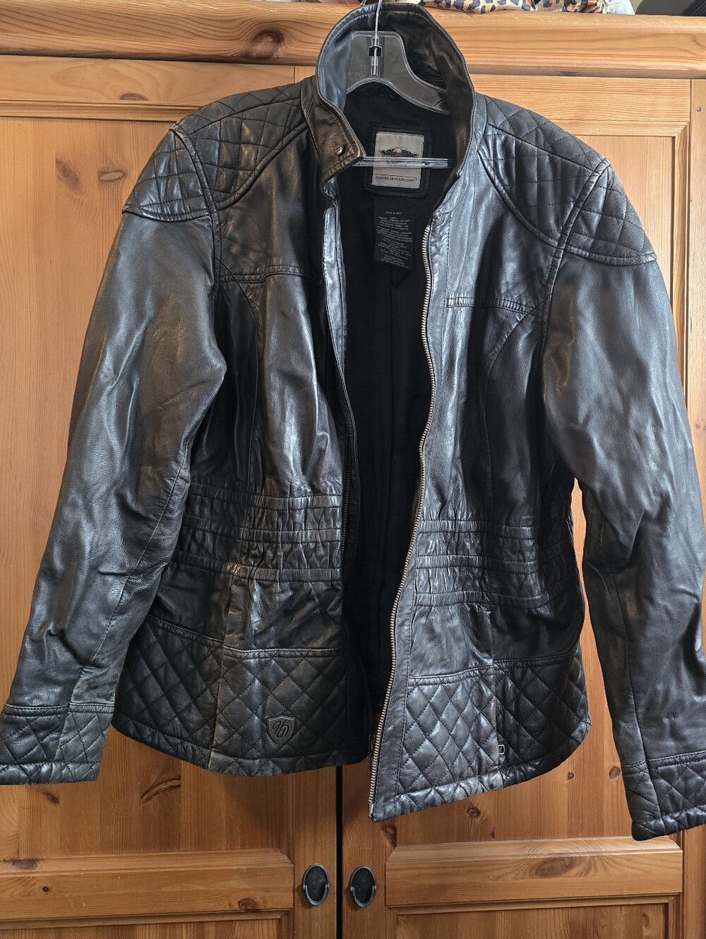 Harley-Davidson Black Quilted Interior Leather Jacket